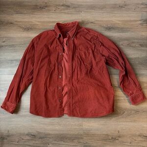 Eddie Bauer Men’s Corduroy Button Up